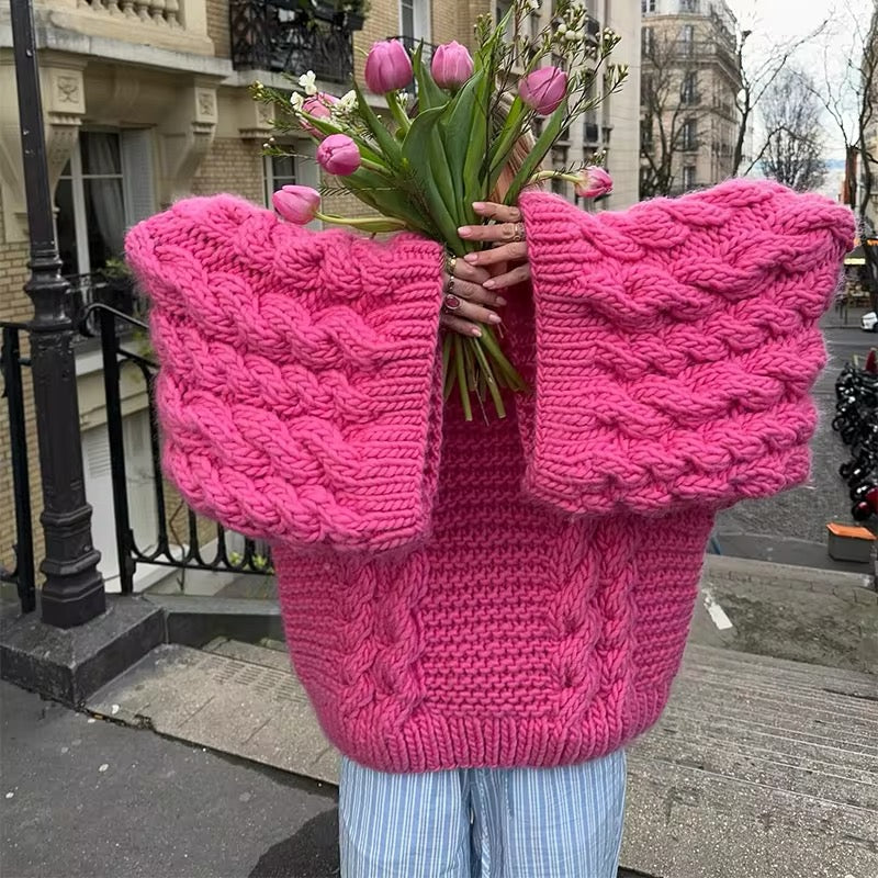 CHUNKY knitted sweater