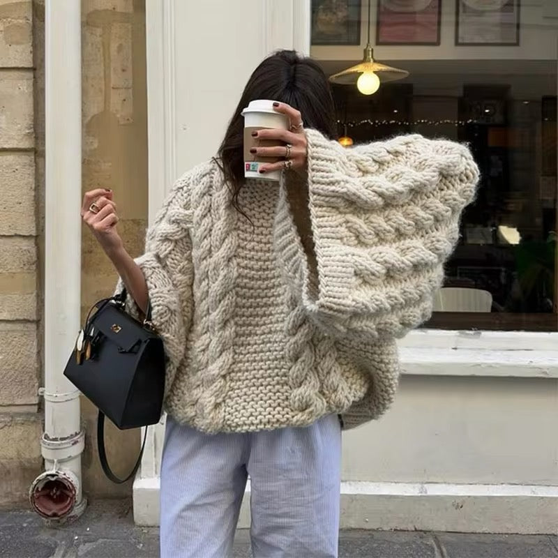 CHUNKY knitted sweater